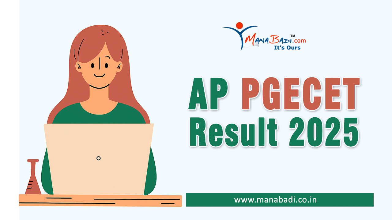 AP PGECET Result 2025 OUT: Download Rank Card at manabadi.co.in