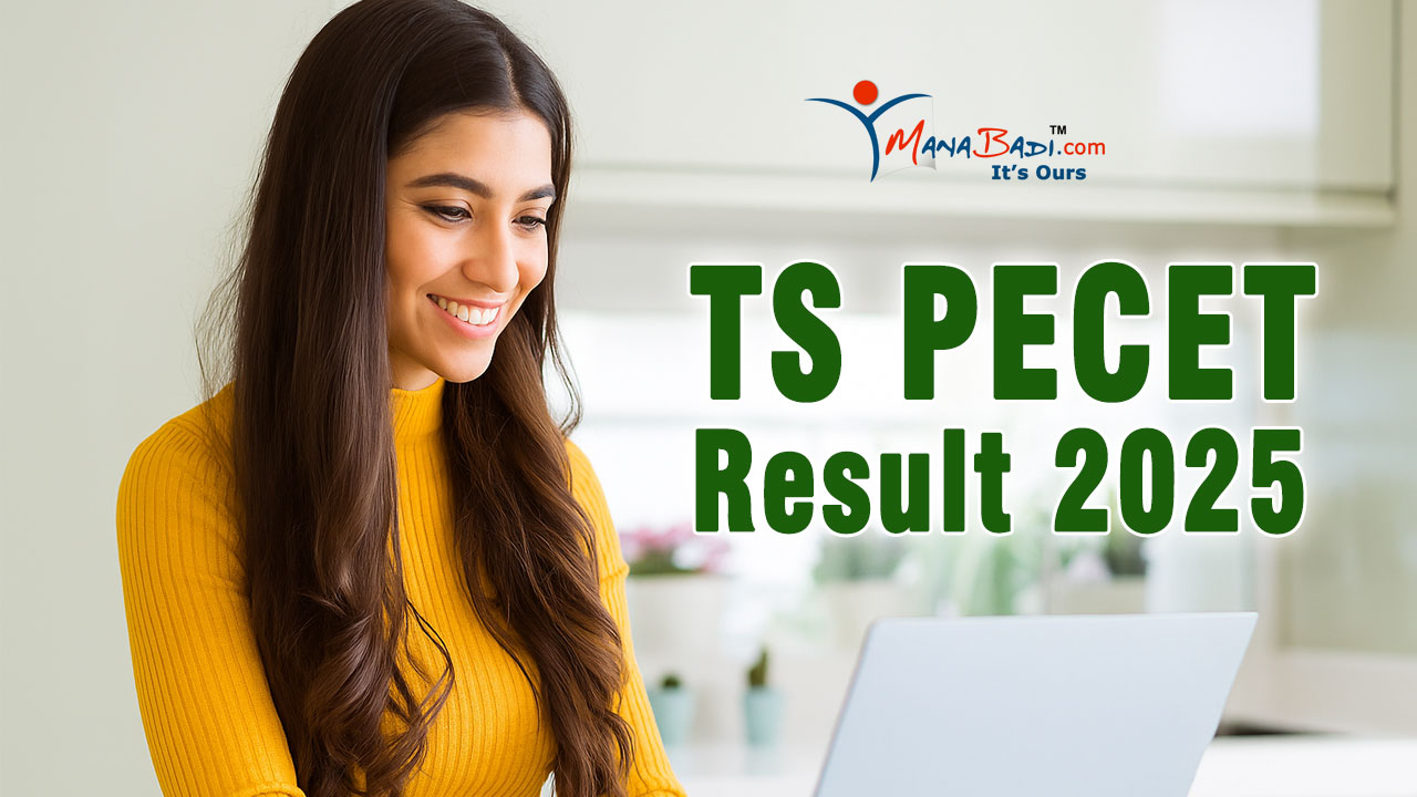 TS PECET Result 2025 OUT: Step to Download Scorecard, Rank Card at manabadi.co.in