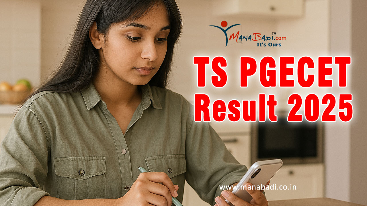 TS PGECET Result 2025 OUT: Download Scorecard, Rank Card at manabadi.co.in