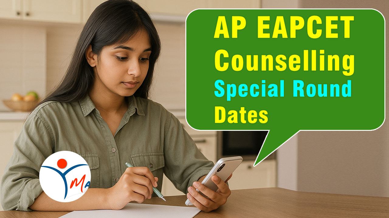 AP EAPCET Special Round Counselling 2025 – Dates, Registration & Seat Allotment Schedule