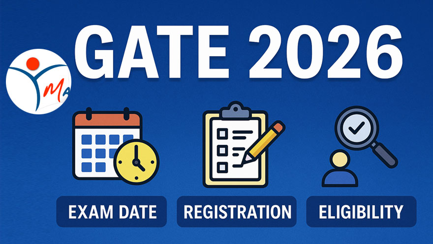 GATE 2026: Exam Date (Out), Registration (Aug 28), Papers, Syllabus, Eligibility, Pattern