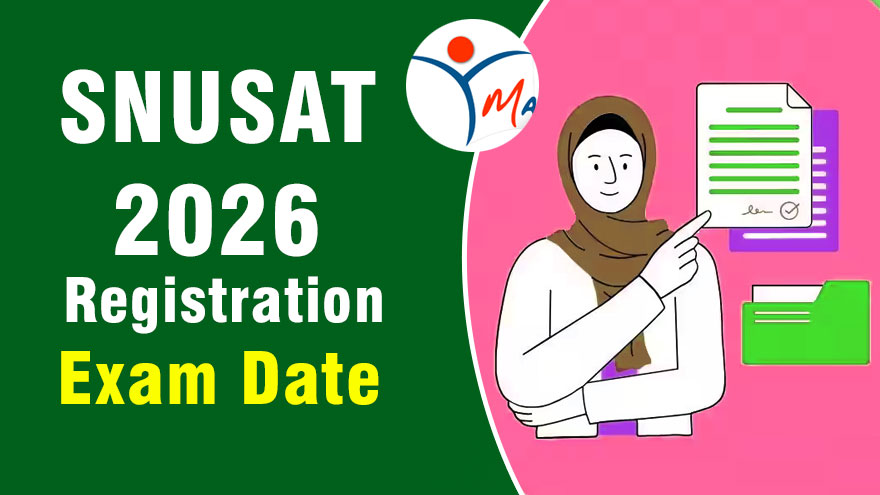 SNUSAT 2026: Exam Dates, Registration, Eligibility, Syllabus, Application Form at manabadi.co.in