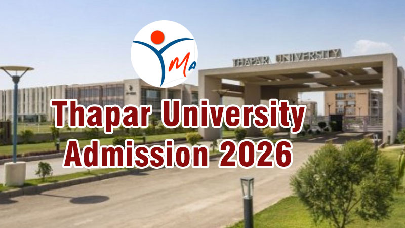 Thapar University Admission 2026: Exam Dates, Registration, Eligibility, Syllabus, Application Form at manabadi.co.in