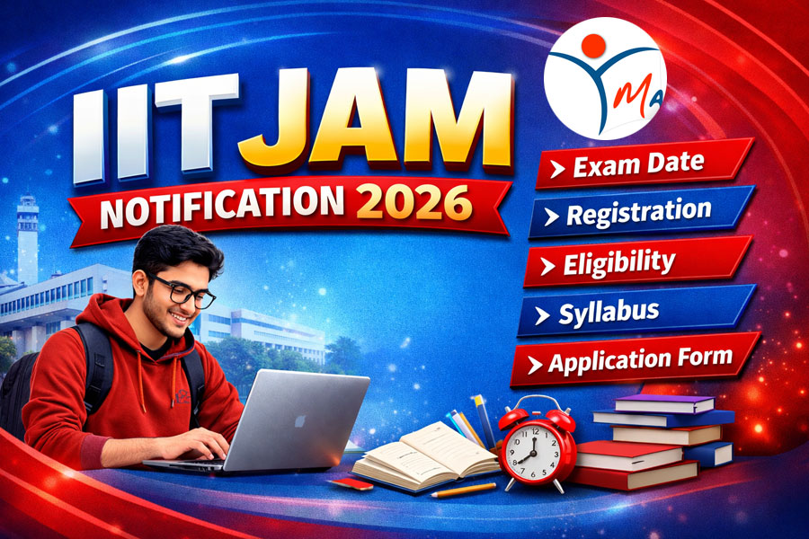 IIT JAM Notification 2026: Exam Date, Registration, Eligibility, Syllabus, Application Form at manabadi.co.in