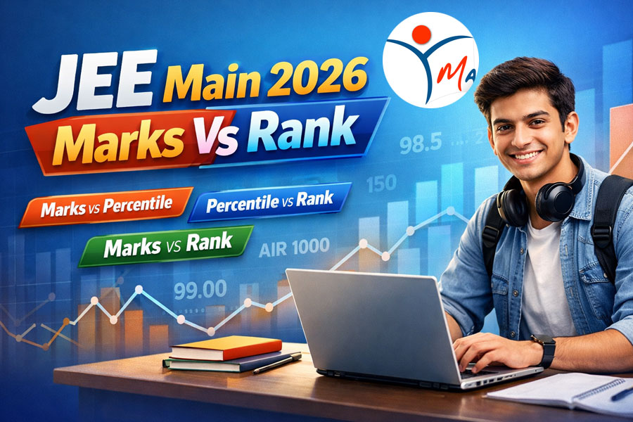 JEE Main Marks vs Percentile vs Rank 2026: Calculate Percentile and Rank Using Marks