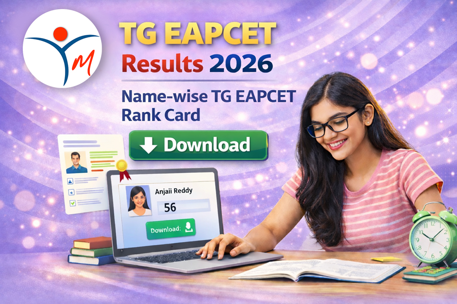 TG EAPCET Results 2026, Name-Wise TG EAPCET Rank Card Download at manabadi.co.in