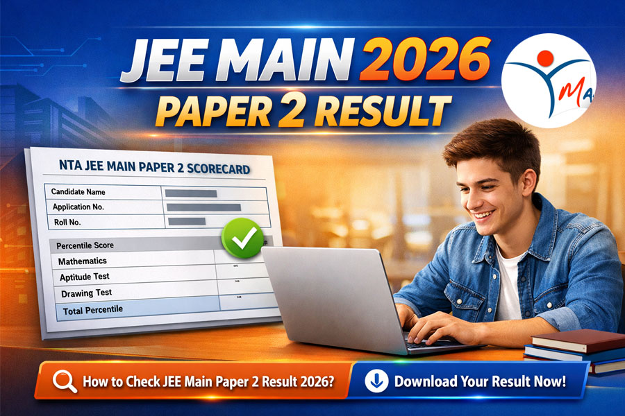 JEE Main 2026 Paper 2 Result