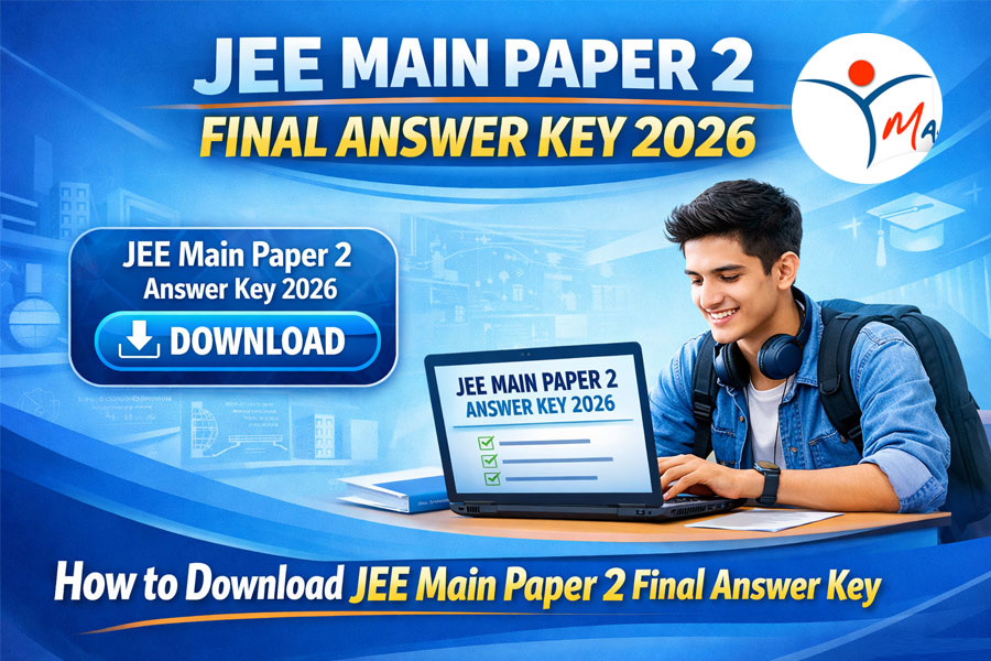 JEE Main Paper 2 Final Answer Key 2026 Released