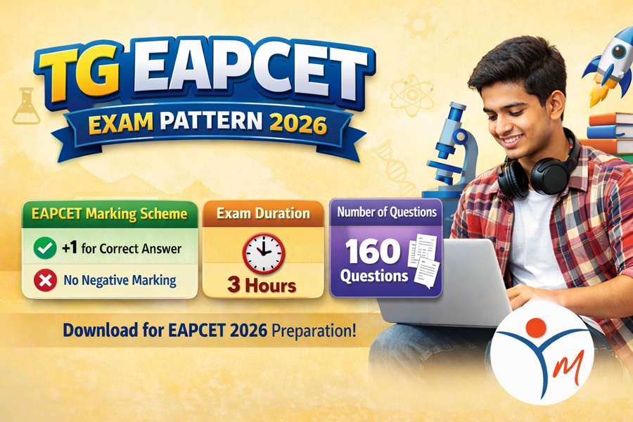 TG EAPCET Exam Pattern 2026: EAPCET Marking Scheme, Exam Duration, Number of Questions at manabadi.co.in