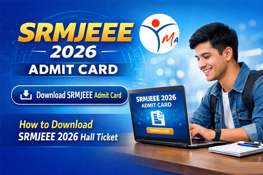 SRMJEEE 2026 Admit Card: Download SRM Hall Ticket at manabadi.co.in