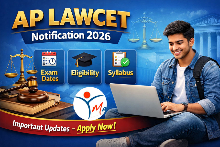 AP LAWCET Notification 2026 Out: Exam Dates, Application Form, Eligibility, Pattern, Syllabus at Manabadi.co.in