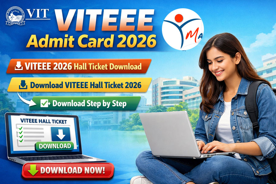VITEEE Admit Card 2026: Download Hall Ticket Step by Step at manabadi.co.in