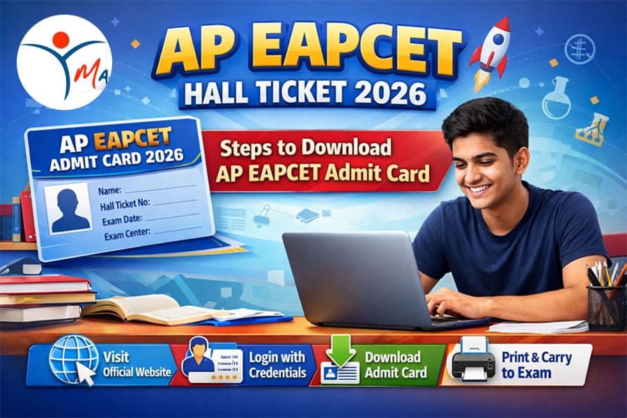 AP EAPCET Hall Ticket 2026: Download EAMCET Admit Card Direct Link & Steps at manabadi.co.in